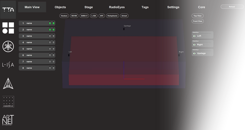 GUI Stagetracker II